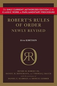 Robert’s Rules of Order???HELP?????