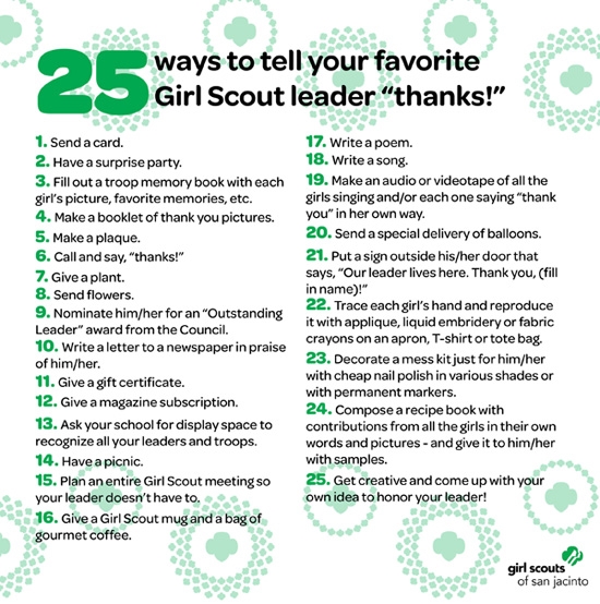 Swaps for Girl Scout Thinking Day?