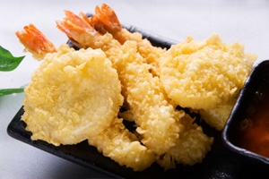 18 weeks and 2 days. Constantly eating shrimp tempura. Is it safe?