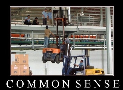 Define "common sense"?