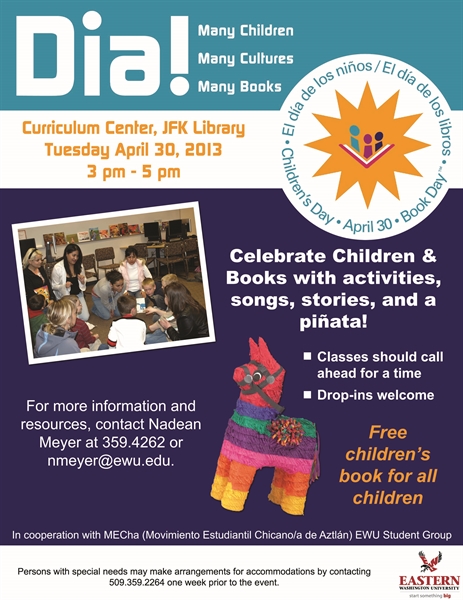 El Dia de los Niños / El Dia de los Libros at JFK, April 30, 2013