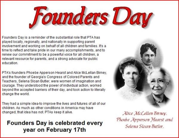 Come & celebrate Founder's Day