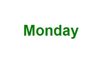 when is official "Green Monday" for 2008?