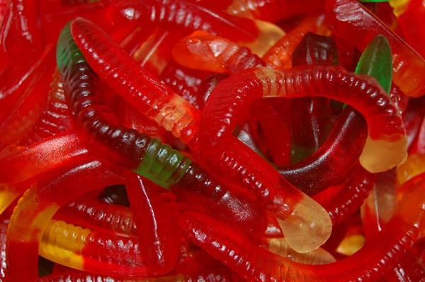 Anyone use gummi worms or swedish fish as a substitute for plastics baits?