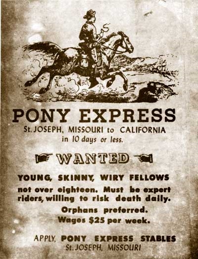 How did the Pony Express help early setalers?