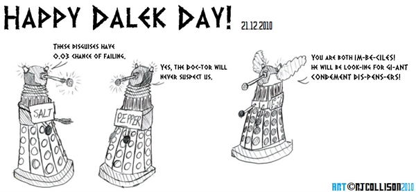 When should ’talk like a Dalek’ day be?