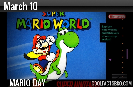 MARCH 10 IS MARIO DAY