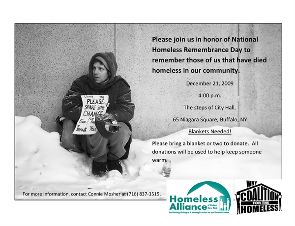 National Homeless Remembrance Day