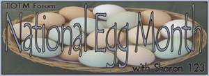 National Egg Month - January is national what month in the US?