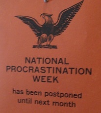 National Procrastination Week - Do you observe National Procrastination Week?