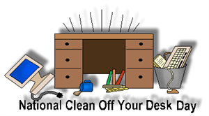 National Clean Off Your Desk Day - Do you have any idea on how America could lower its national debt?