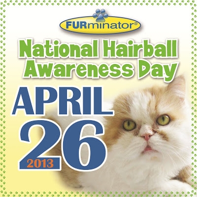 Tomorrow is National Hairball Awareness day, How will you celebrate?