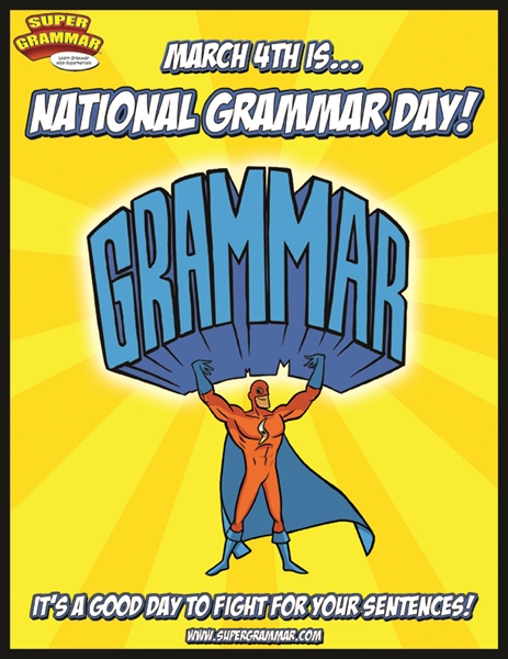 How did you celebrate National Grammar Day?