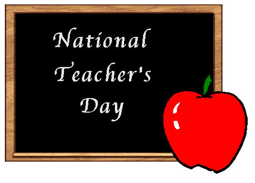 is today may 7 national teachers day?
