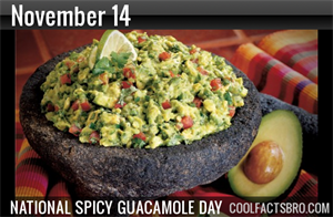 National Spicy Guacamole Day - What are the Holidays in September, October, and November?