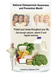 National Osteoporosis Prevention Month - Where can I find a list of appreciation and awareness months?