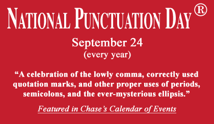 LGBT: How do you plan on celebrating National Punctuation Day?