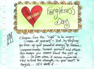 Christians, today is national forgiveness day, so do you forgive me?