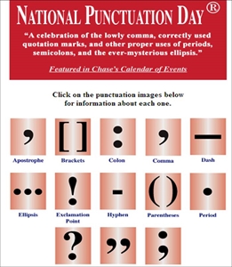 Punctuation Day - LGBT: How do you plan on celebrating National Punctuation Day?