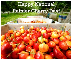 National Rainier Cherries Day - How many Fruits u use in Regularly. which is your favorite fruit.?