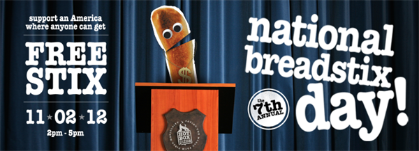 National Breadstix Day 2012