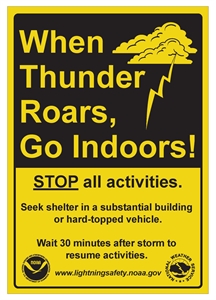 Lightning Safety Awareness Week - NOAA's annual lightning safety