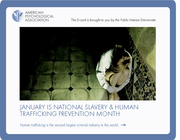 E-card: January is National Slavery and Human Trafficking ...