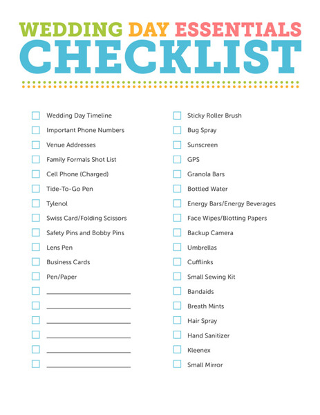 general moving checklist?