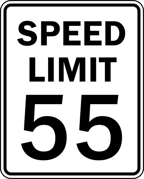 limit speed limit 55 mph?