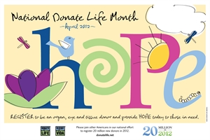 National Donate Life Month - it's National Donate Life Month!!! who do YOU plan to impregnate?!?!?