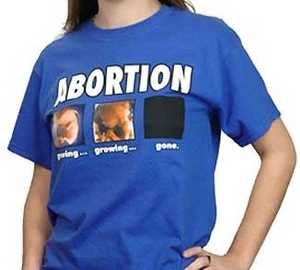 T-shirts spread pro-life message