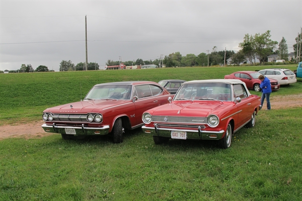Two Ramblers at International Drive Your Studebaker Day