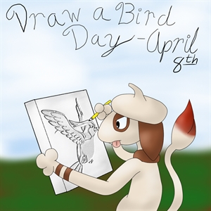 Draw A Bird Day - Why is my bird so angry?