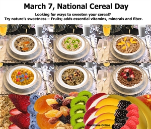 National Cereal Day - National Do Not Buy Gas Days And Diesel Fuel Days in protest of high fuel prices ?