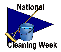 The week almost over but did you know it was National Cleaning Week?
