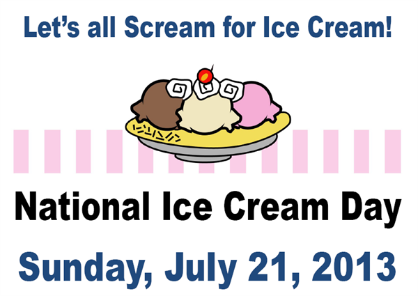 ~~Sept. 22 (Saturday) was National Ice Cream Cone Day, did you know??