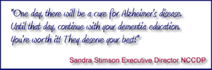NCCDP Alzheimer's & Dementia Staff Education Week - 14-21 Is Alzheimer's And Dementia Staff Education Week