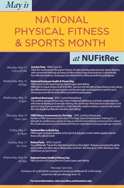 Fitness & Recreation : National Physical Fitness & Sports Month