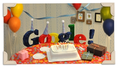 It’s Google’s birthday?