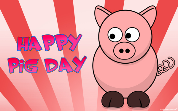 why is the National Pig Day celebrated in New York?