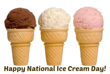 National Ice Cream Day is the