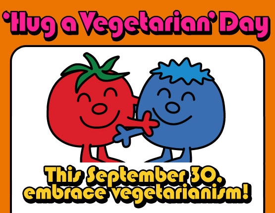 What is your favorite thing about Hug a Vegetarian Day?