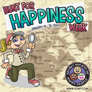 Hunt For Happiness Week - A hunting i will go,A hunting i will go?