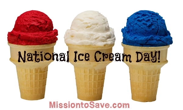 How did you celebrate ’The National Ice -cream day’?