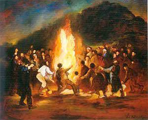 How do we celebrate the holiday of Lag BaOmer?