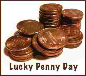math penny question 1 penny on first day 2 pennies on second?