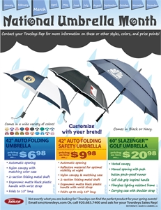 National Umbrella Month - If you could declare a national holiday celebrating something, what would it be?