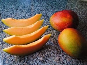 Mango and Melon Month - ?'s about 7 month old?
