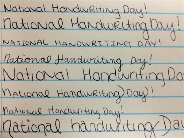 Why does my handwriting vary day by day?