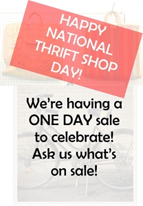 National Thrift Shop Day - Any bookstores or thriftstores within walking distance of the National Mall in DC?
